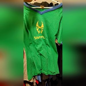 Soulfly Brazil Soccer style Jersey T-Shirt